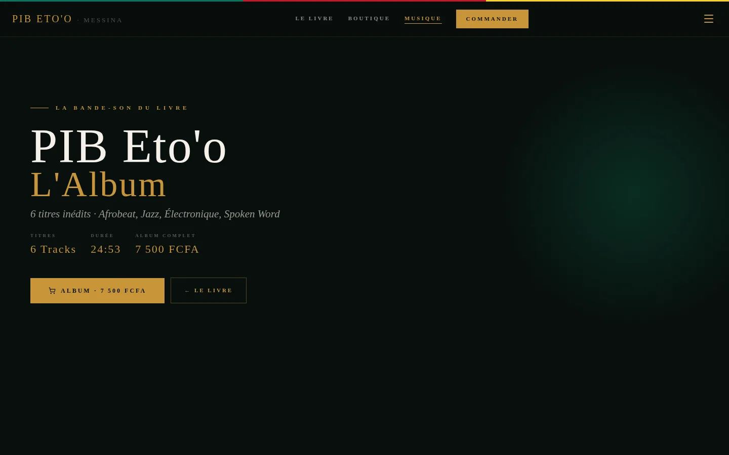 Companion album page listing the 6 tracks and album price